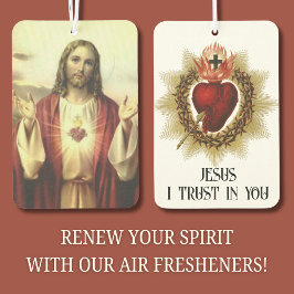 聖なるハートのイエス伝統的・カトリック カーエアーフレッシュナー