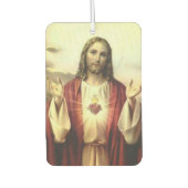 聖なるハートのイエス伝統的・カトリック カーエアーフレッシュナー (正面)