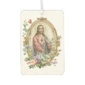 聖なるハートのイエス伝統的・カトリック カーエアーフレッシュナー (正面)