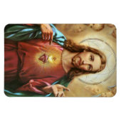 聖なるハートのイエス様が祈りの言葉 マグネット (横)