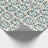 聖なるハートのイエス賛美エンジェルスマリアフローラ ラッピングペーパー (角)