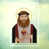 聖なるハートのイエス・ウィンドウにしがみつく ウィンドウサイン (シート3)