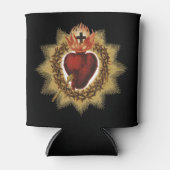 聖なるハートのイエス・カトリック信者Tシャツ 缶クーラー (正面)