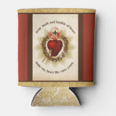 聖なるハートのイエス・ミークと謙虚 缶クーラー (正面)