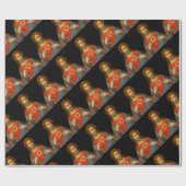 聖なるハートのイエスC1899ドイツ ラッピングペーパー (フラット)