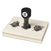 聖なるハートのゴム印 ラバースタンプ (スタンプ)