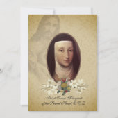 聖なるハートの聖テレサマーガレットレディ カード (正面)