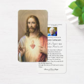 聖なるハートイエス·カトリックの葬儀の聖なるカード- (デスク)