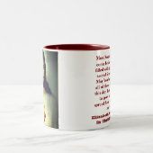 聖なるハートイエズス確認祈りの言葉 ツートーンマグカップ (中央)