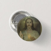 聖なるハートイエズス聖別祈りの言葉カード 缶バッジ (正面&裏面)