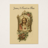 聖なるハートイエズデイリーモーニングオファリング祈りの言葉 (正面)