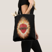 聖なるハートズホープのトートバッグ トートバッグ (クローズアップ)