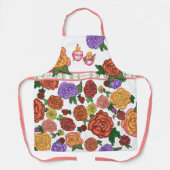 聖なるハートバラ エプロン (正面)