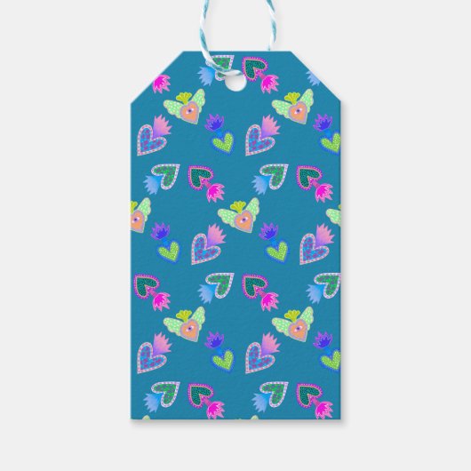 聖なるハートフォークアート ギフトタグ (正面)