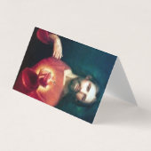 聖なるハート祈りの言葉 名刺 (正面)