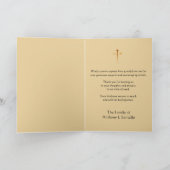 聖なるハート・イエス・ラム・コンドレンス サンキューカード (内部)