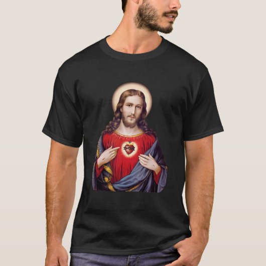 聖なるハート・オブ・イエスキリスト Tシャツ (正面)