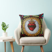 聖なるハート·オブ·イエス·ステンドグラス クッション (椅子)