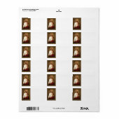 聖なるハート・オブ・イエズス帰還ラベル ラベル (フルシート)