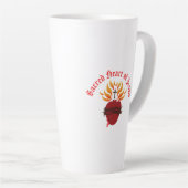 聖なるハート カフェラテマグ (右アングル)