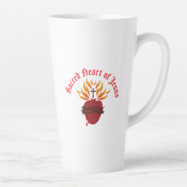 聖なるハート カフェラテマグ