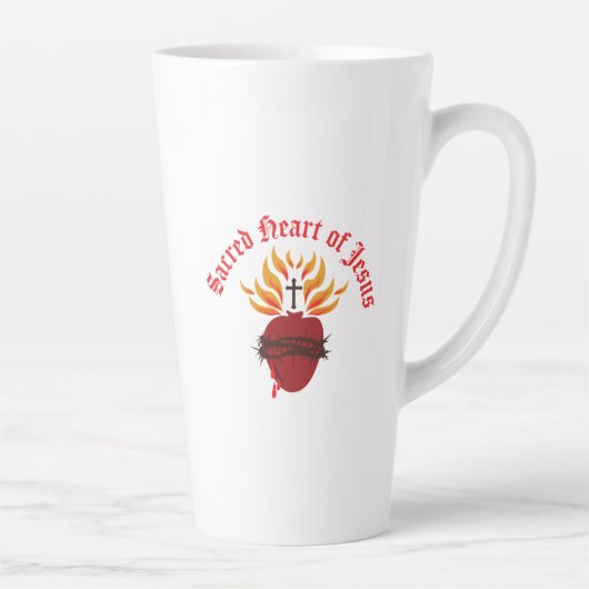 聖なるハート カフェラテマグ (右)