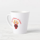 聖なるハート カフェラテマグ (左アングル)