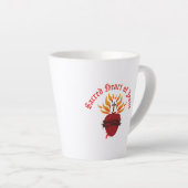 聖なるハート カフェラテマグ (右アングル)