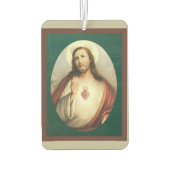 聖なるハート カーエアーフレッシュナー (裏面)