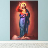 聖なるハート キャンバスプリント (インサイチュ (ウッドフロア))