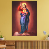 聖なるハート キャンバスプリント (インサイチュ (リビング))