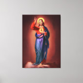 聖なるハート キャンバスプリント (正面)