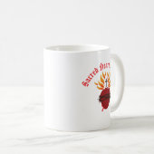 聖なるハート コーヒーマグカップ (正面右)