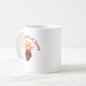 聖なるハート コーヒーマグカップ (正面左)