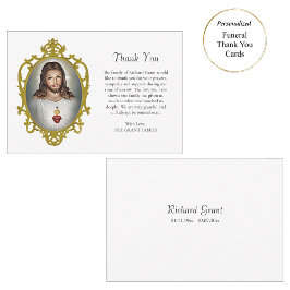 聖なるハート サンキューカード