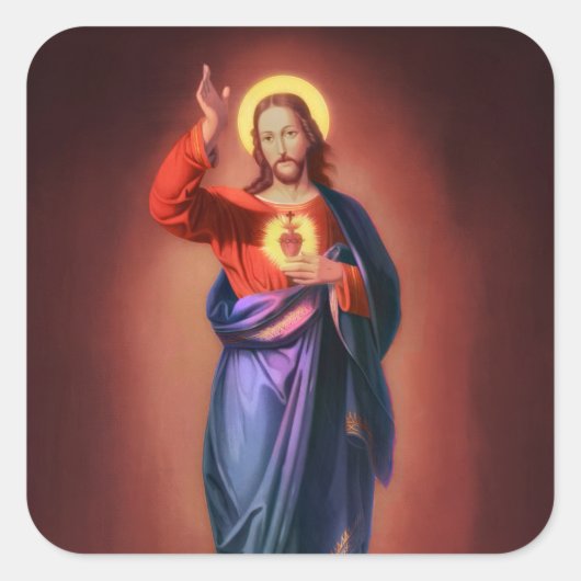 聖なるハート スクエアシール (正面)