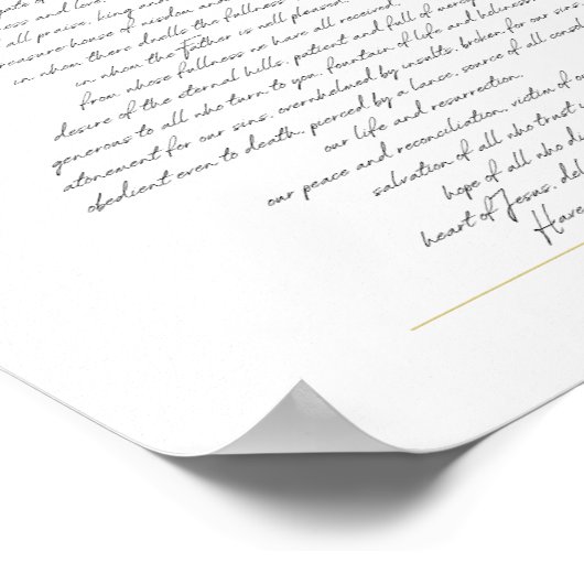 聖なるハート ポスター (角)