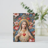 聖なるハート ポストカード (スタンド正面)