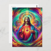 聖なるハート ポストカード (正面/裏面)