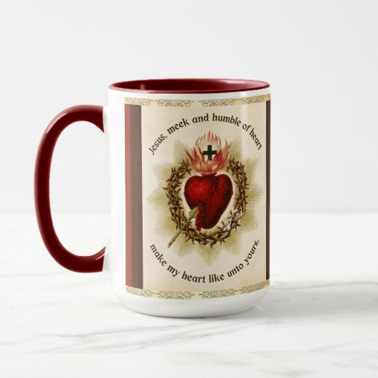 聖なるハート マグカップ (左)