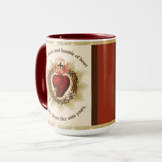 聖なるハート マグカップ (正面左)