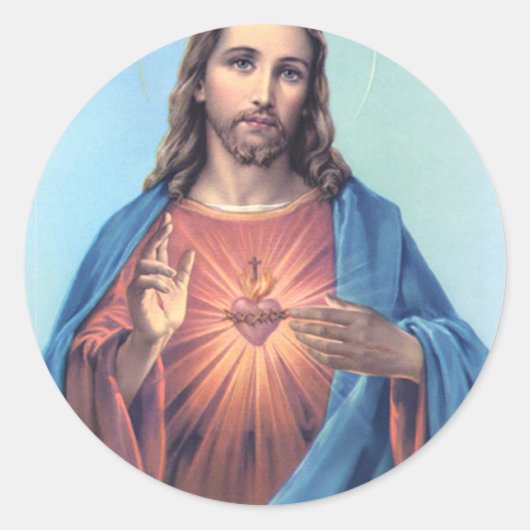 聖なるハート ラウンドシール (正面)