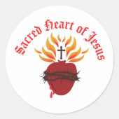 聖なるハート ラウンドシール (正面)
