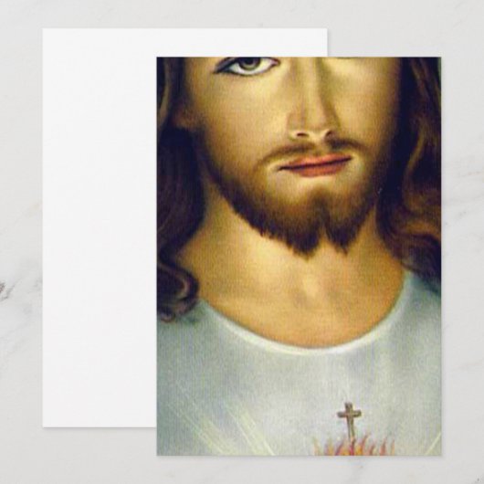 聖なるハート 招待状 (正面/裏面)