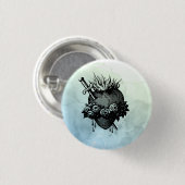 聖なるハート 缶バッジ (正面&裏面)