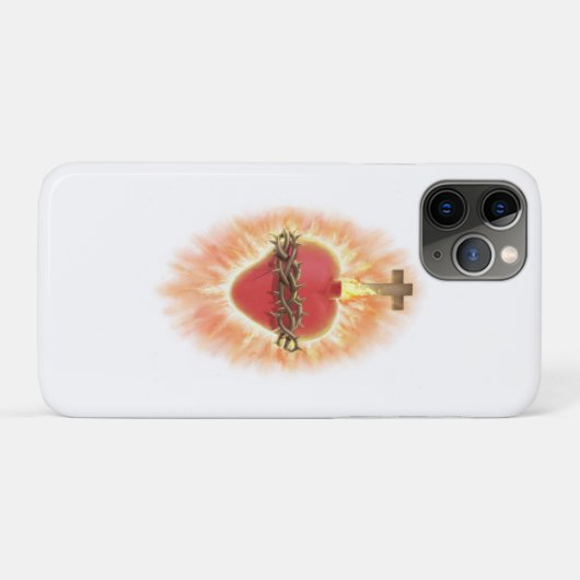 聖なるハート Case-Mate iPhoneケース (裏面(横))