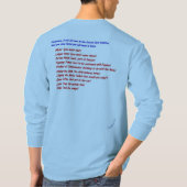 聖なるハープの伝統で作曲 Tシャツ (裏面)