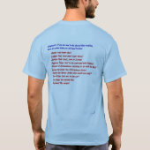 聖なるハープの伝統で作曲 Tシャツ (裏面)