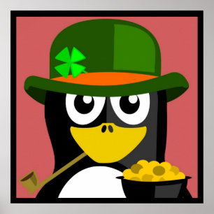 「聖なるパトリックの日» PENGUIN ポスター
