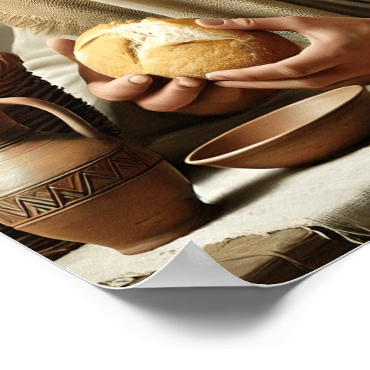 聖なるパン:イエス様の愛なる身振り ポスター (角)